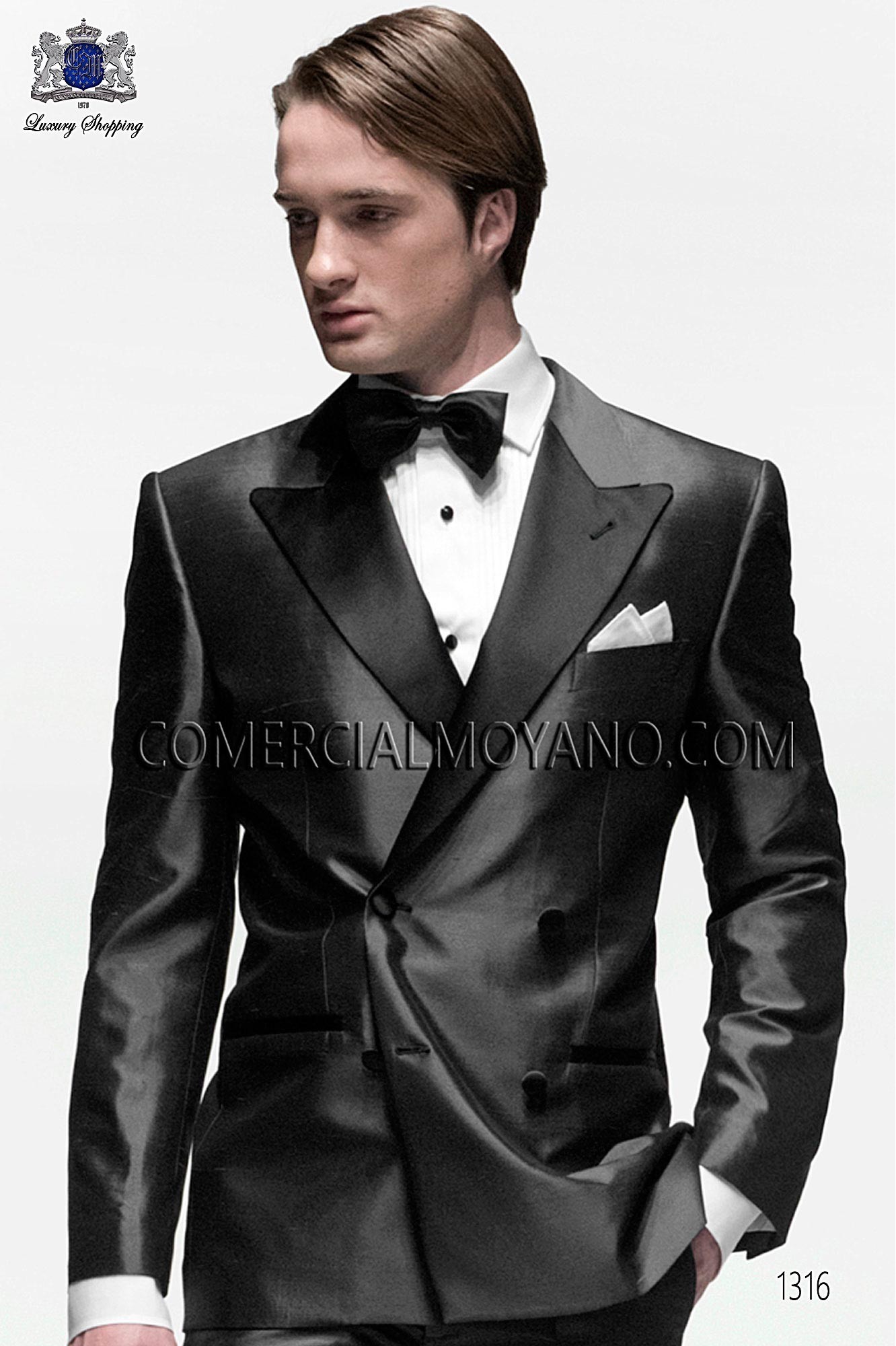Black Tie Gray men wedding suit, model: 1316 Ottavio Nuccio Gala ...