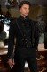 Black jacquard Gothic tailcoat 4001 Mario Moyano