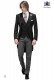 Italian bespoke black morning suit with formal pants