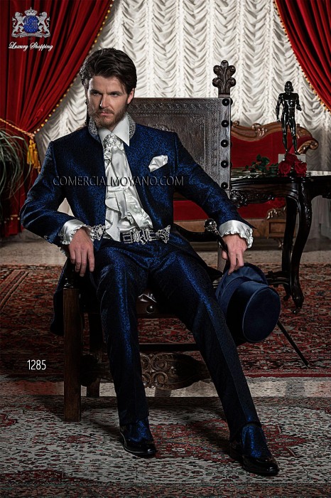 Blue wedding suit 1285 Mario Moyano