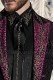 Baroque Italian burgundy/black wedding suit