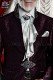 Italian burgundy/black wedding suit style 1308 Ottavio Nuccio Gala