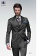 Italian gray pinstripe fashion suit
