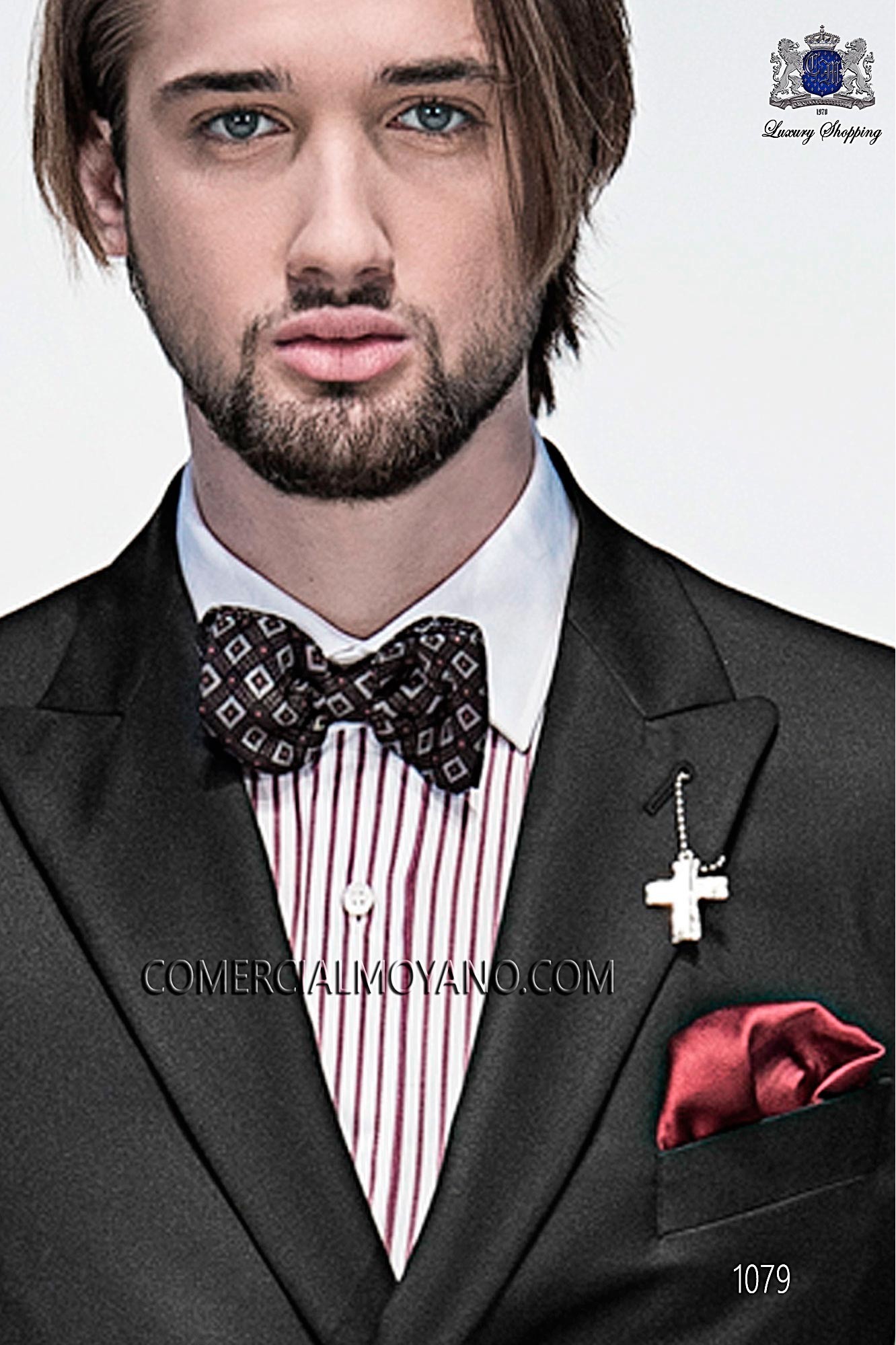 Italian emotion black men wedding suit, model: 1079 Mario Moyano Emotion Collection