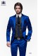 Italian blue fashion suit
