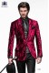 Italian red velvet fashion jacket style 1120 Ottavio Nuccio Gala