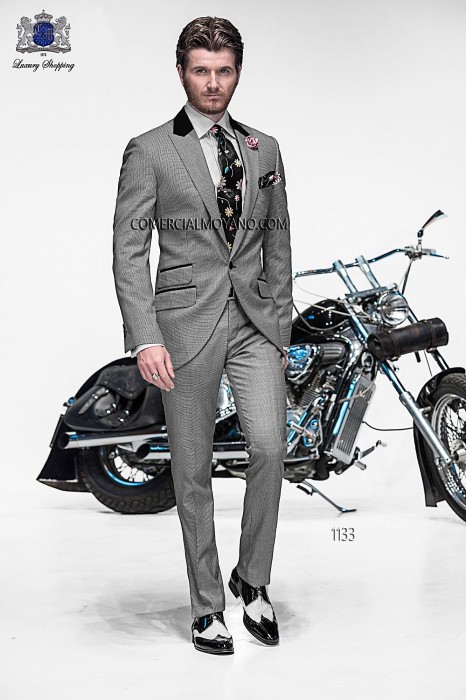 Italian Prince of Wales fashion suit