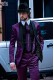 Italian purple fashion suit