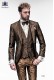 Italian gold jacquard fashion jacket