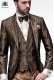 Italian gold jacquard fashion jacket