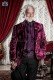 Italian purple velvet fashion jacket