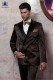 Italian brown tuxedo wedding suit
