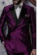 Italian purple wedding suit tuxedo