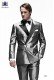 Italian silver wedding suit tuxedo