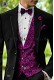 Italian bespoke black groom suit
