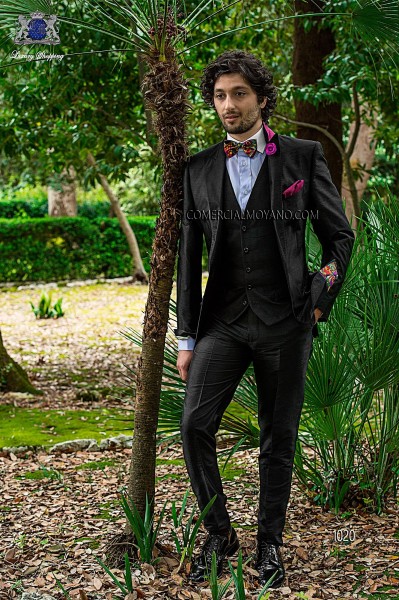 Hipster black men wedding suit style 1020 Mario Moyano