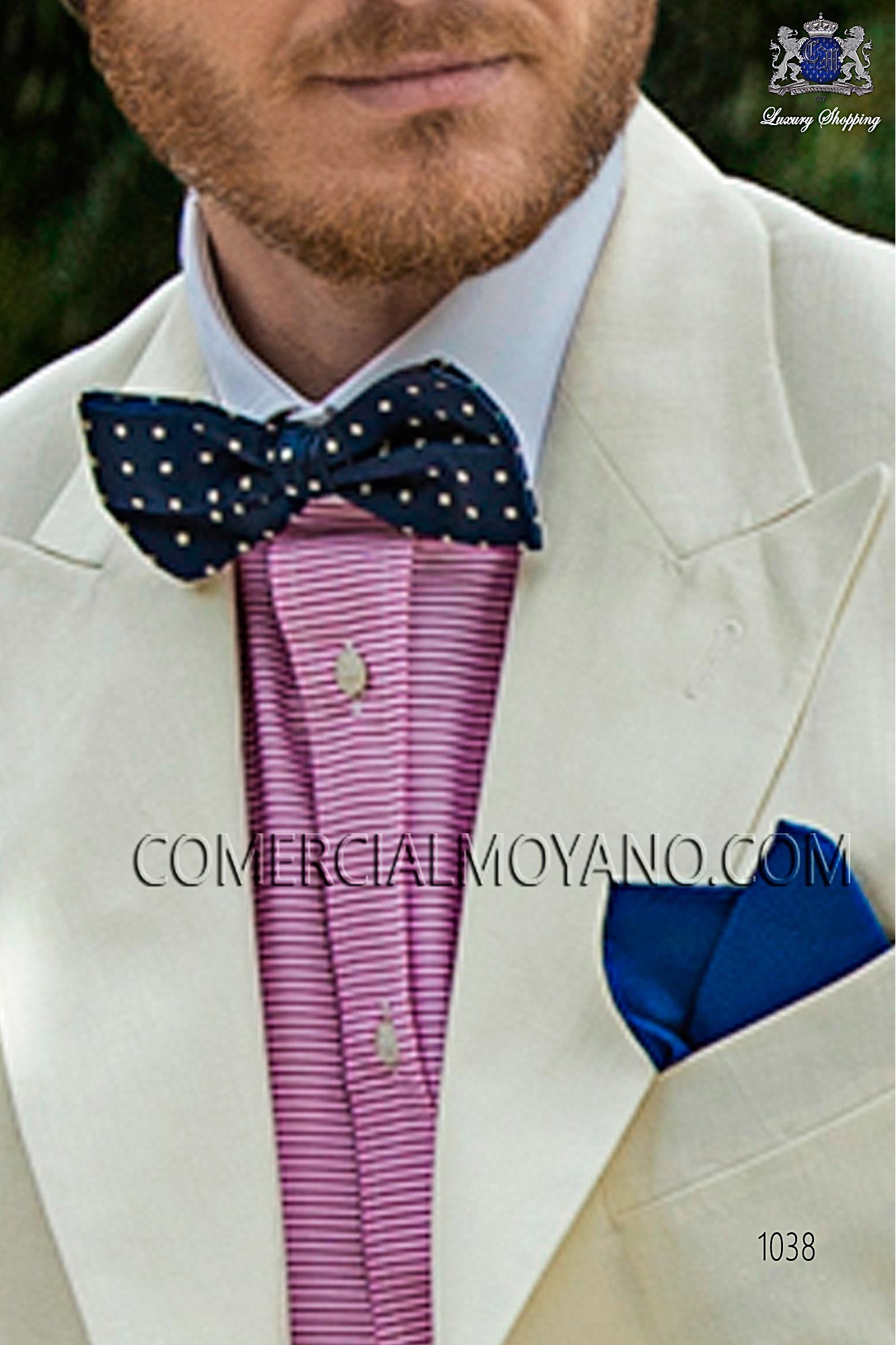 Hipster white men wedding suit, model: 1038 Mario Moyano Hipster Collection