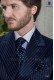 Bespoke blue pinstripe groom suit 1160 Mario Moyano