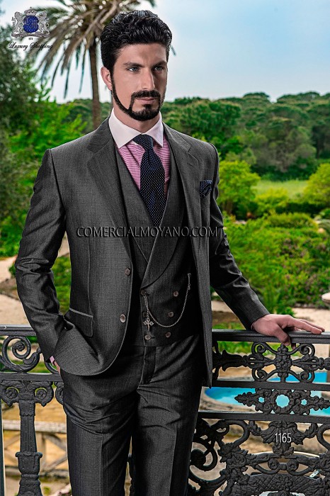 grey wedding suit 1165 Mario Moyano