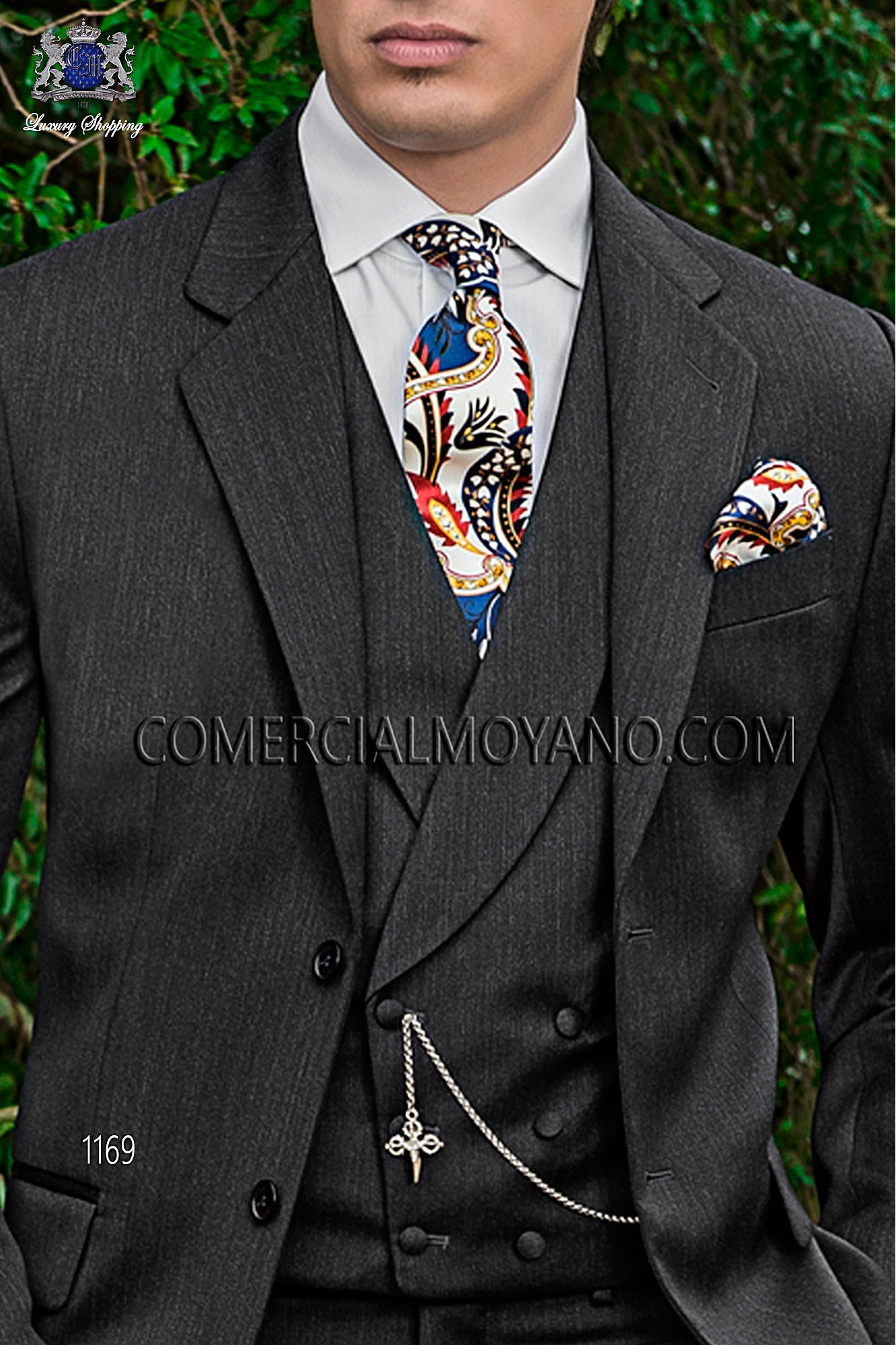 Traje Gentleman de novio gris perla modelo: 1169 Mario Moyano colección Gentleman