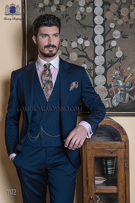 blue wedding suit 1172 Mario Moyano