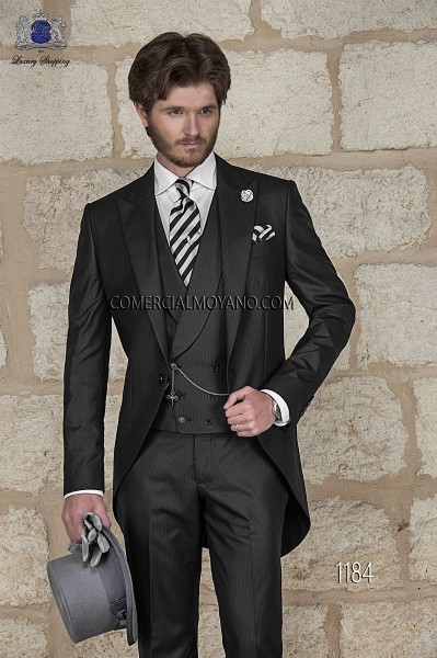 Gentleman black men wedding suit style 1184 Mario Moyano