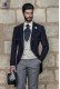blue short frock men wedding suit 1190 Mario Moyano