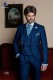Bräutigam Anzug, Redingote, blau 1198 Mario Moyano