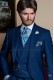 Bräutigam Anzug, Redingote, blau 1198 Mario Moyano