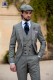 Costume de mariè Prince de Galles gris courte redingote 1202 Mario Moyano
