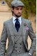 Costume de mariè Prince de Galles gris courte redingote 1202 Mario Moyano