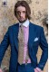 Italian blue double breasted groom suit