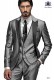 Italian anthracite gray men fashion suit 3 pieces 664 Ottavio Nuccio Gala
