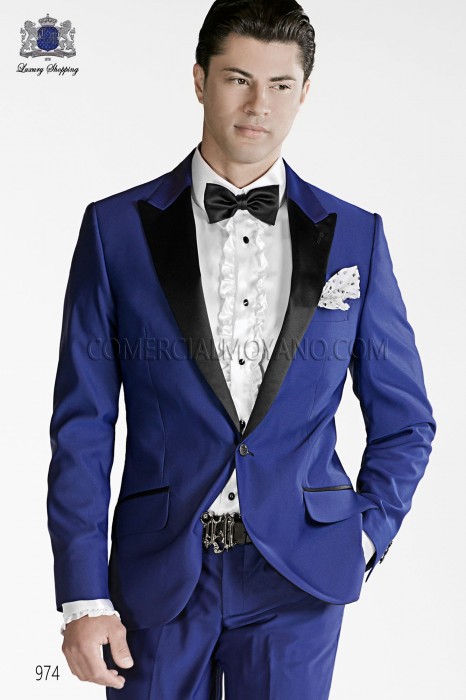 Italian blue men fashion suit 974 Ottavio Nuccio Gala