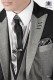 Italian dark gray and light gray patchwork men fashion suit 863 Ottavio Nuccio Gala