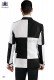 Traje moda italiano blanco-negro tejido pique 861 Ottavio Nuccio Gala