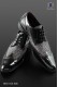 Black & white leather "Golf" shoes