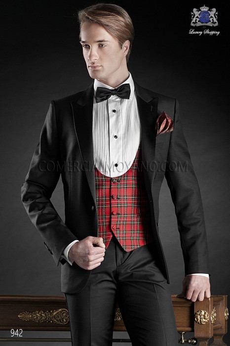 Italian black wedding tuxedo 942 Ottavio Nuccio Gala