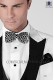 Black and white silk bow tie 10272-9000-8092 Ottavio Nuccio Gala.