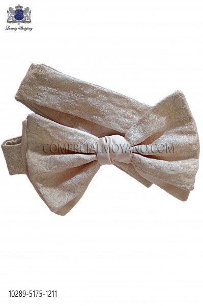 Ivory bicolor bow tie 10289-5175-1211 Ottavio Nuccio Gala.