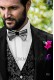 Black and gray bicolor bow tie 10289-5201-7180 Ottavio Nuccio Gala.