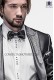 Gray lurex bow tie and hanky 56572-2645-7000 Ottavio Nuccio Gala.
