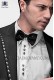 Black lurex bow tie and hanky 56572-2645-8000 Ottavio Nuccio Gala.