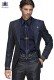 Italian black brocade men fashion suit 60369 Ottavio Nuccio Gala