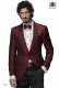 Italian black/red brocade fashion jacket 701 Ottavio Nuccio Gala