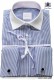 Blue striped cotton shirt 40021-4144-5200 Ottavio Nuccio Gala.