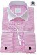 Pink horizontal striped cotton shirt 40033-4144-3800 Ottavio Nuccio Gala.