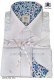 White Cotton Shirt with blue liberty cuff 40056-2104-1054 Ottavio Nuccio Gala.