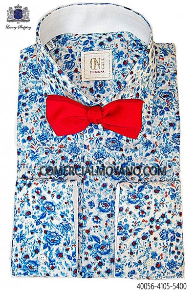 Camisa liberty azul 40056-4105-5400 Ottavio Nuccio Gala.