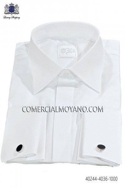 Camisa de algodón blanca 40244-4036-1000 Ottavio Nuccio Gala.